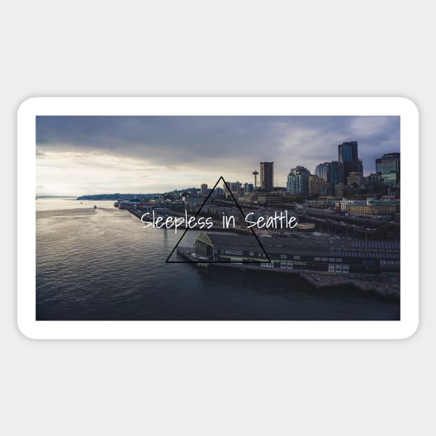 Sleepless in Seattle Sticker by Robtography